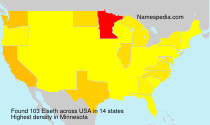 Surname Elseth in USA Surname Elseth in USA