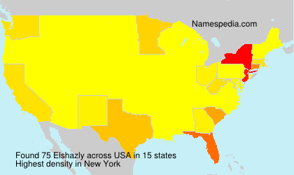 Surname Elshazly in USA Surname Elshazly in USA