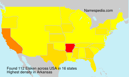 Surname Elsken in USA Surname Elsken in USA