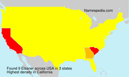 Surname Elssner in USA Surname Elssner in USA