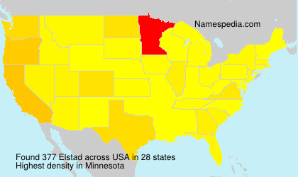 Surname Elstad in USA Surname Elstad in USA