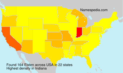Surname Elsten in USA Surname Elsten in USA