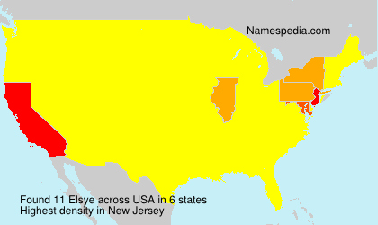 Surname Elsye in USA Surname Elsye in USA