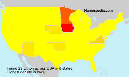 Surname Elthon in USA Surname Elthon in USA