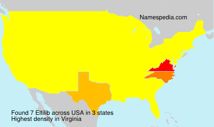 Surname Eltilib in USA Surname Eltilib in USA