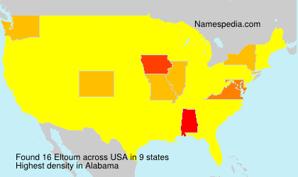 Surname Eltoum in USA Surname Eltoum in USA