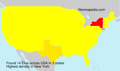 Surname Elua in USA Surname Elua in USA