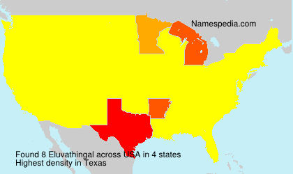 Surname Eluvathingal in USA Surname Eluvathingal in USA