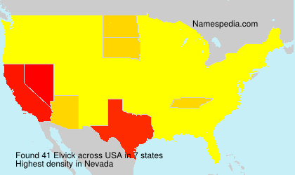 Surname Elvick in USA Surname Elvick in USA
