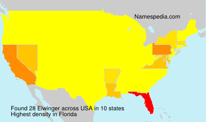Surname Elwinger in USA Surname Elwinger in USA