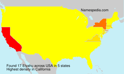 Surname Elyahu in USA Surname Elyahu in USA
