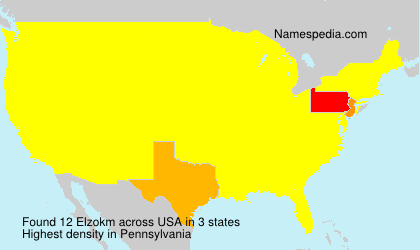 Surname Elzokm in USA Surname Elzokm in USA