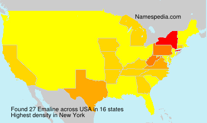 Surname Emaline in USA Surname Emaline in USA