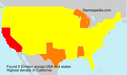 Surname Emalyn in USA Surname Emalyn in USA