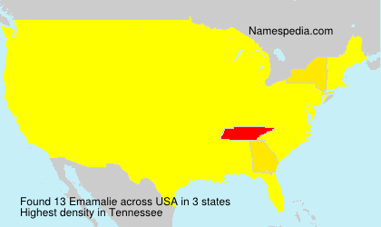Surname Emamalie in USA Surname Emamalie in USA