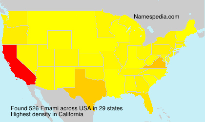 Surname Emami in USA