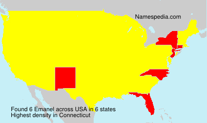 Surname Emanel in USA Surname Emanel in USA