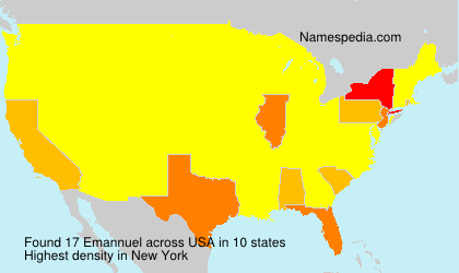Surname Emannuel in USA