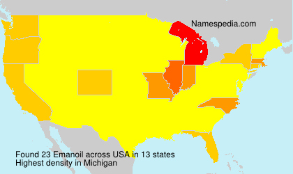 Surname Emanoil in USA