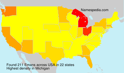 Surname Emans in USA Surname Emans in USA
