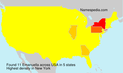 Surname Emanuella in USA