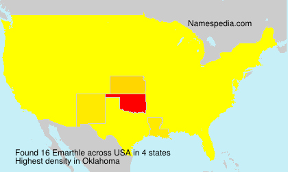 Surname Emarthle in USA Surname Emarthle in USA