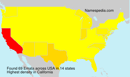 Surname Emata in USA