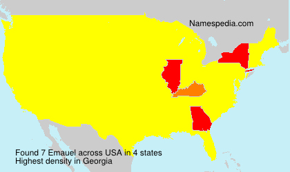Surname Emauel in USA