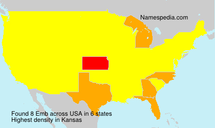 Surname Emb in USA Surname Emb in USA