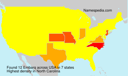 Surname Embarq in USA Surname Embarq in USA