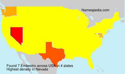 Surname Embestro in USA Surname Embestro in USA