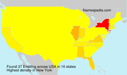Surname Embling in USA Surname Embling in USA