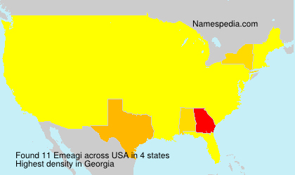 Surname Emeagi in USA Surname Emeagi in USA