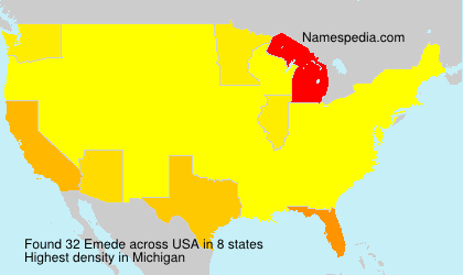 Surname Emede in USA Surname Emede in USA