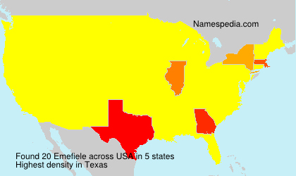 Surname Emefiele in USA Surname Emefiele in USA