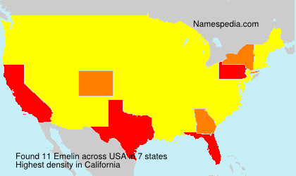 Surname Emelin in USA Surname Emelin in USA