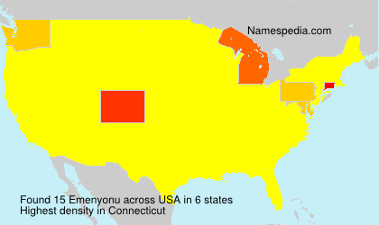 Surname Emenyonu in USA Surname Emenyonu in USA