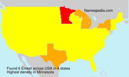Surname Emest in USA Surname Emest in USA