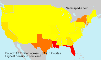 Surname Emilien in USA Surname Emilien in USA
