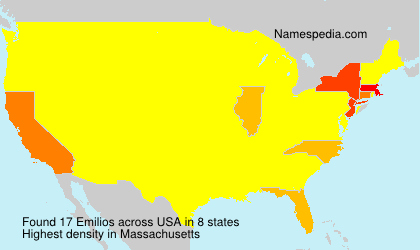 Surname Emilios in USA Surname Emilios in USA