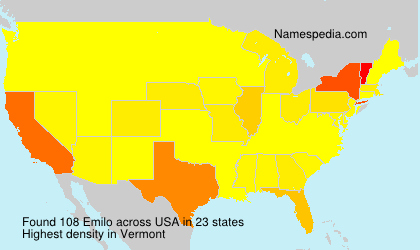 Surname Emilo in USA Surname Emilo in USA