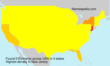 Surname Eminente in USA Surname Eminente in USA