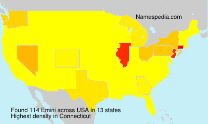 Surname Emini in USA Surname Emini in USA