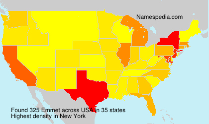 Surname Emmet in USA Surname Emmet in USA