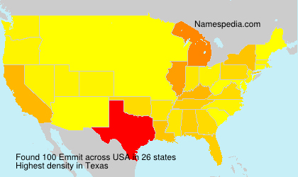 Surname Emmit in USA Surname Emmit in USA