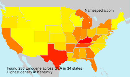 Surname Emogene in USA Surname Emogene in USA