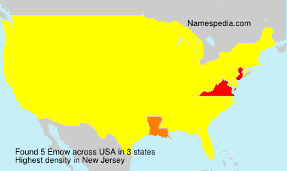 Surname Emow in USA Surname Emow in USA