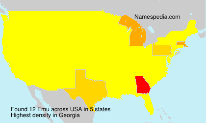 Surname Emu in USA