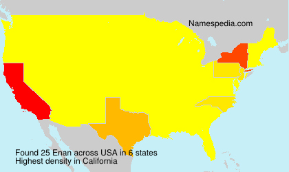 Surname Enan in USA