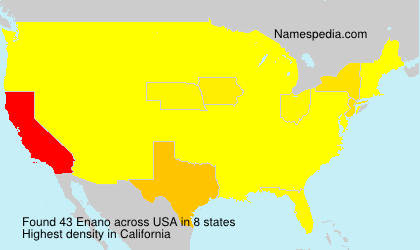 Surname Enano in USA